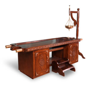 Dharapathy with One Side Cabinet (Massage Table)