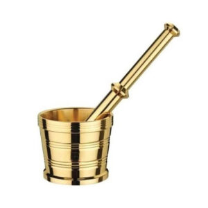 Brass Mortar and Pestle